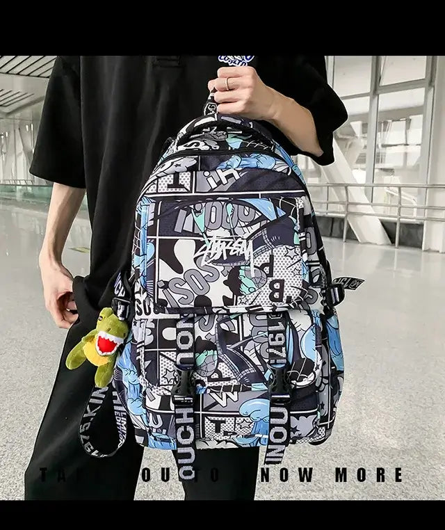 One Piece Luffy Backpack: High-Capacity Anime School Bag