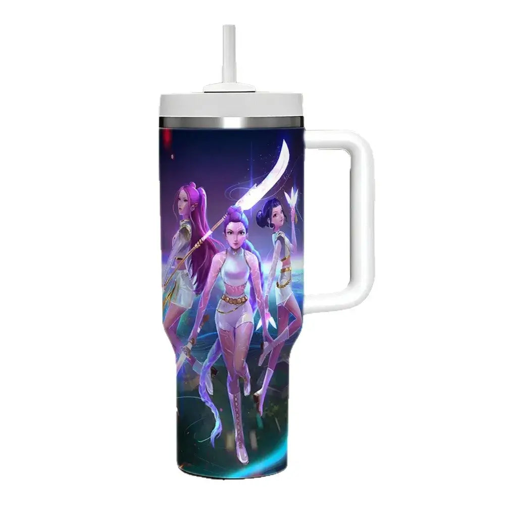 K-Pop Demon Hunters Cup: 40oz Stainless Steel Tumbler