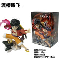 One Piece Luffy Figures: Flowing Cherry Sakura Model