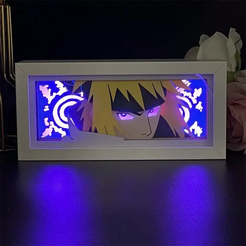 Naruto Uchiha Sasuke 3D Anime LED Light Box | Room Decor
