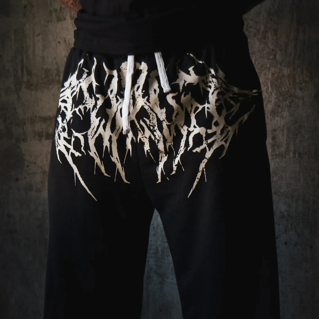 Oversized Cotton Tee Skull Print Unisex Streetwear Gym Top