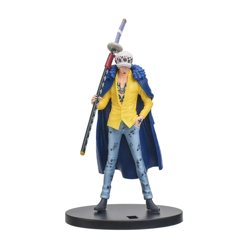 One Piece 17cm Anime Figure: Luffy Zoro Yamato Statue