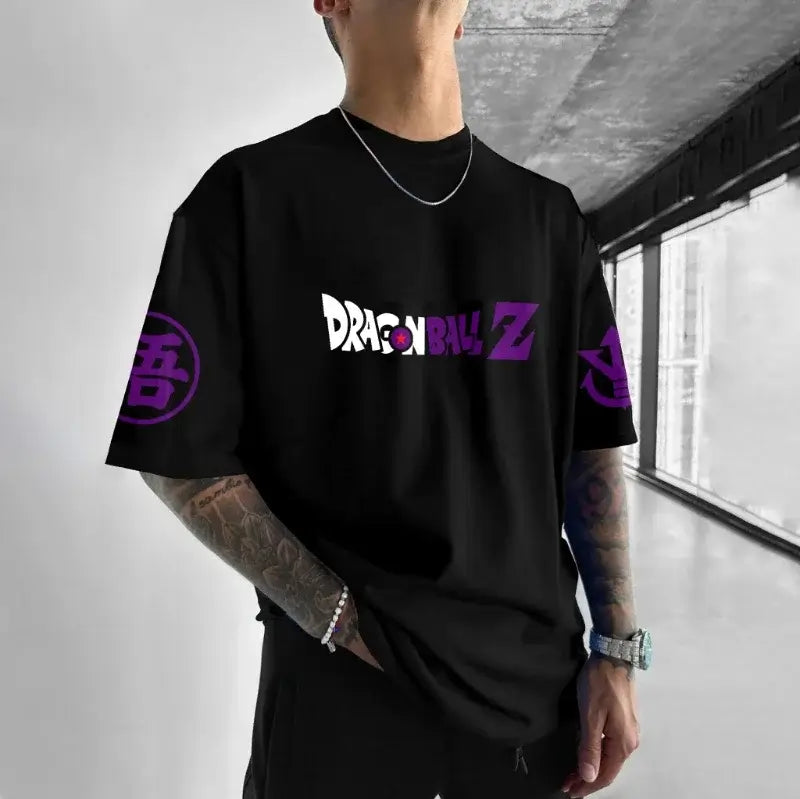 Dragon Ball Goku T-Shirt: Classic Hot Blood Anime Portrait