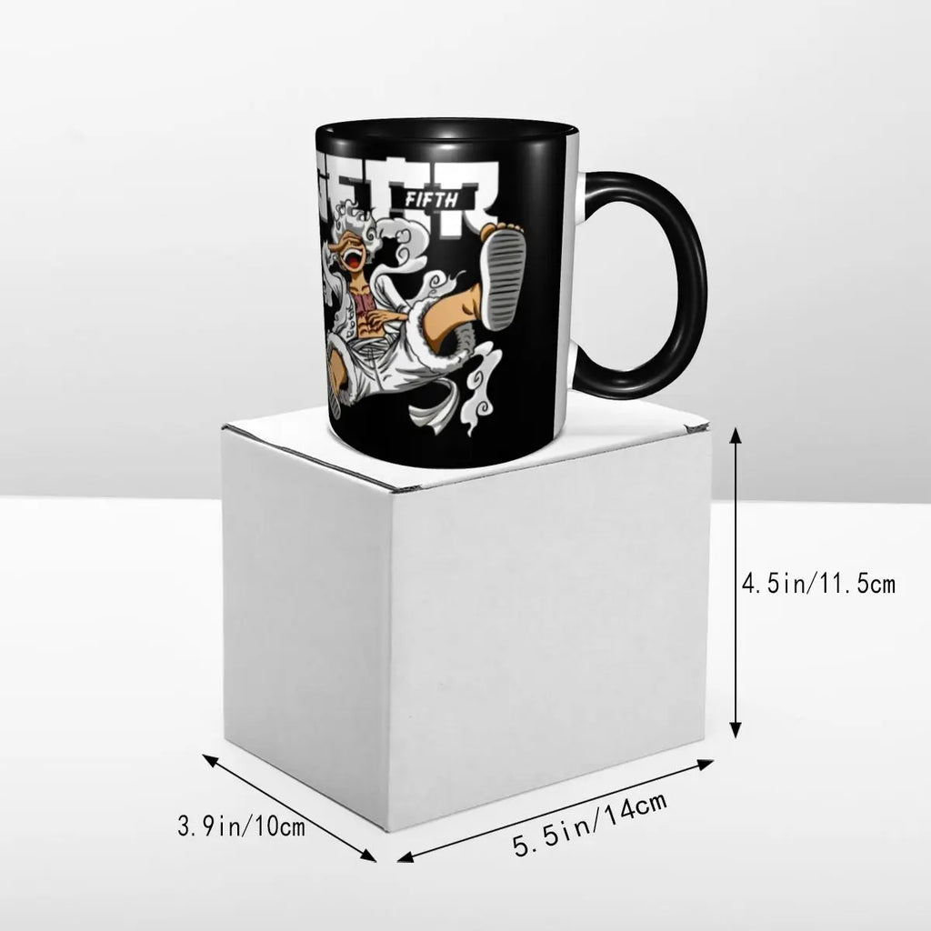 Monkey D. Luffy Gear Fifth Mug: Cute Anime Cup for Kids