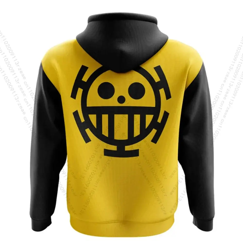 Trafalgar Law Harajuku Hoodie One Piece Gym Pullover