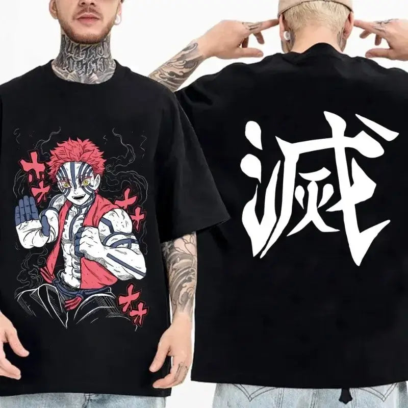 Demon Slayer Summer Parent-Child Cotton Tee | Anime Top