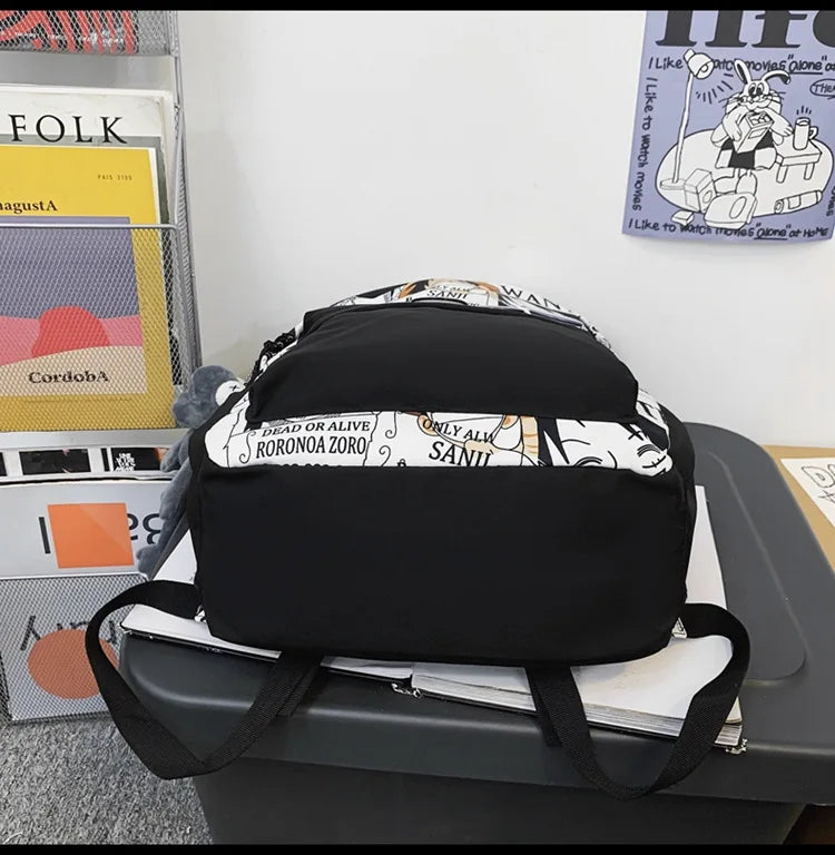 One Piece Luffy Anime Backpack | School Laptop Travel Bag