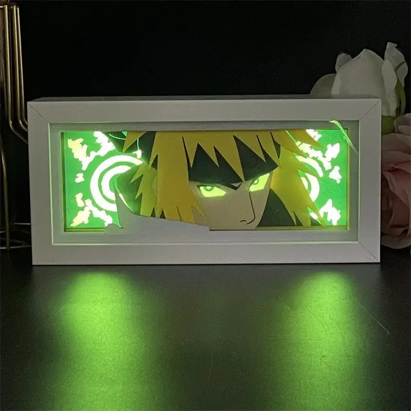 Naruto Uchiha Sasuke 3D Anime LED Light Box | Room Decor