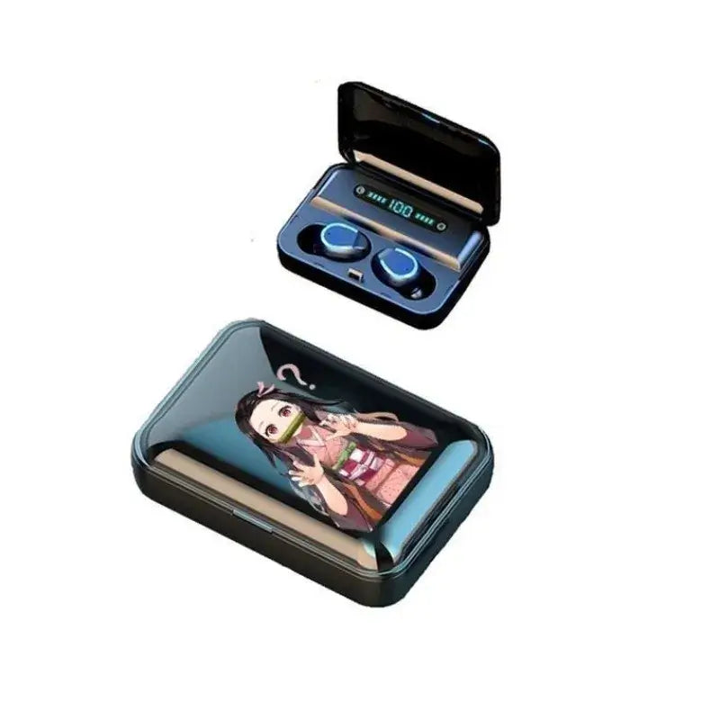 Demon Slayer Tanjiro Nezuko Bluetooth Anime Headset