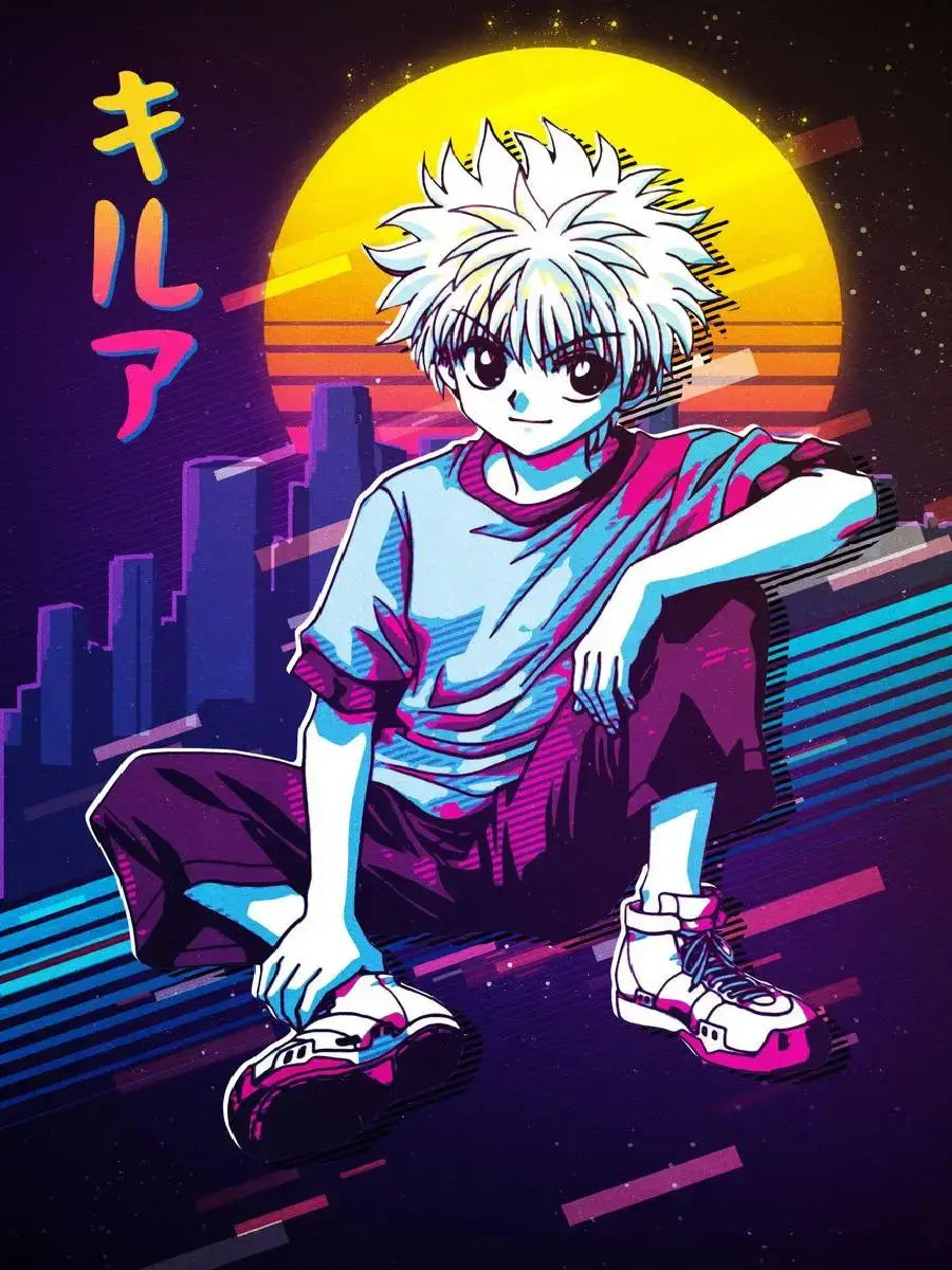 Hunter x Hunter Anime Poster: Retro Canvas Wall Art Decor