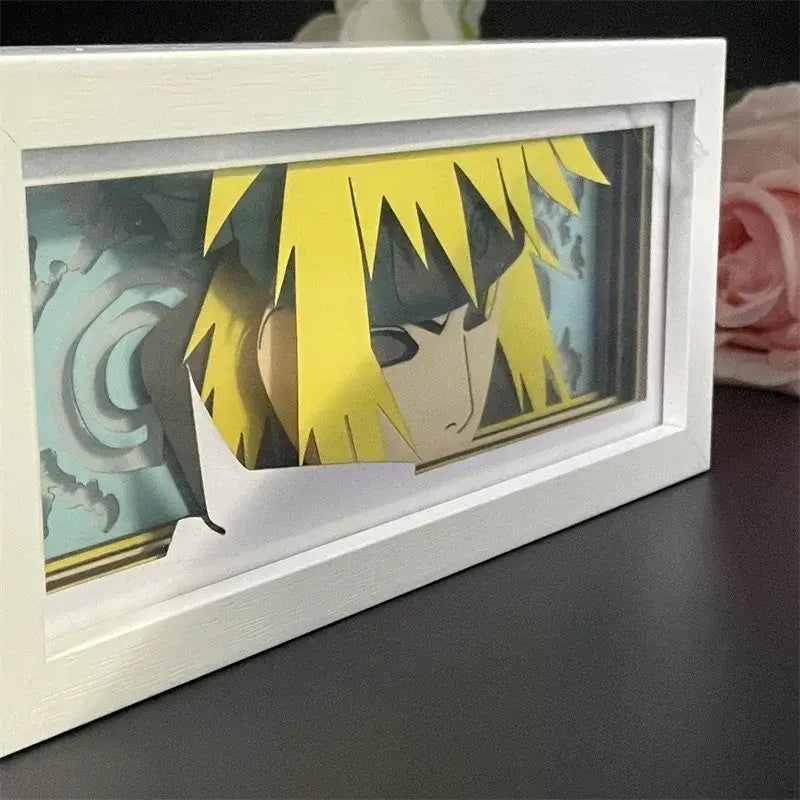 Naruto Uchiha Sasuke 3D Anime LED Light Box | Room Decor