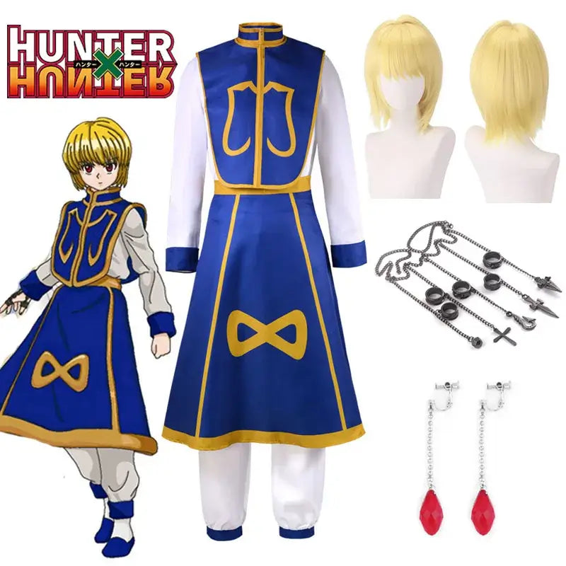 Kurapika Hunter x Hunter Cosplay Costume Full Set