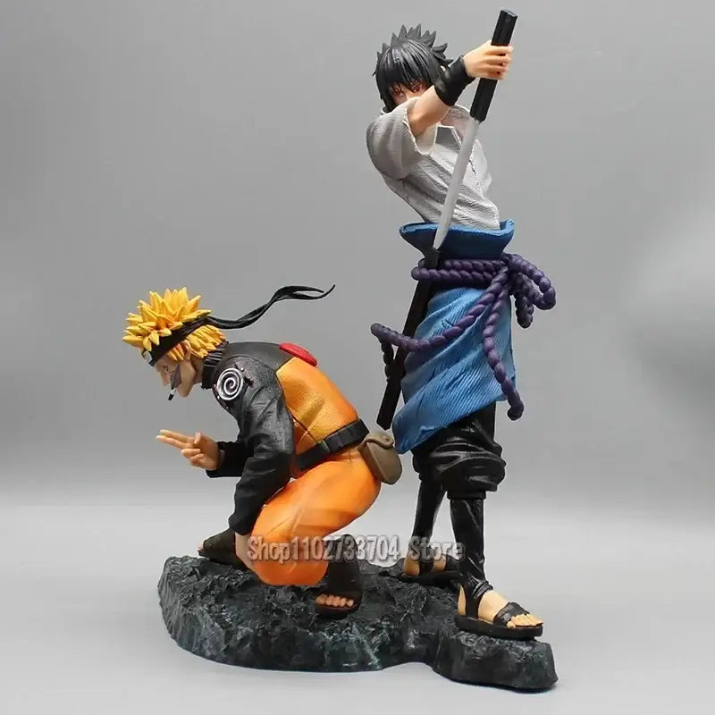Naruto Action Figures: GK Uzumaki & Sasuke PVC Model