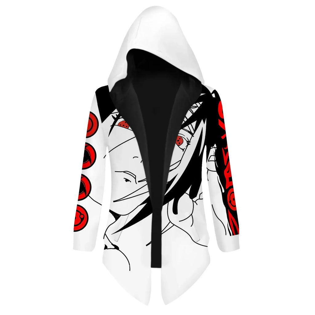 Naruto Uzumaki Cosplay Hooded Cardigan Trench Coat