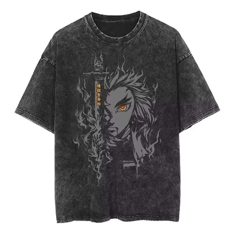 Rengoku Kyoujurou Vintage T-Shirt Demon Slayer