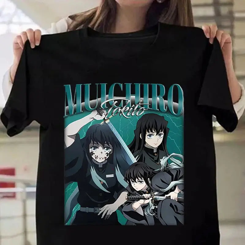 Tokitou Muichirou T-Shirts Demon Slayer Graphic Tee