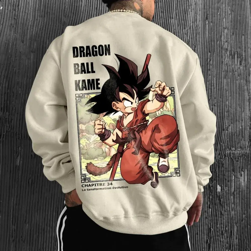 Son Goku Hoodie: Dragon Ball Parent-Child Anime Sweatshirt