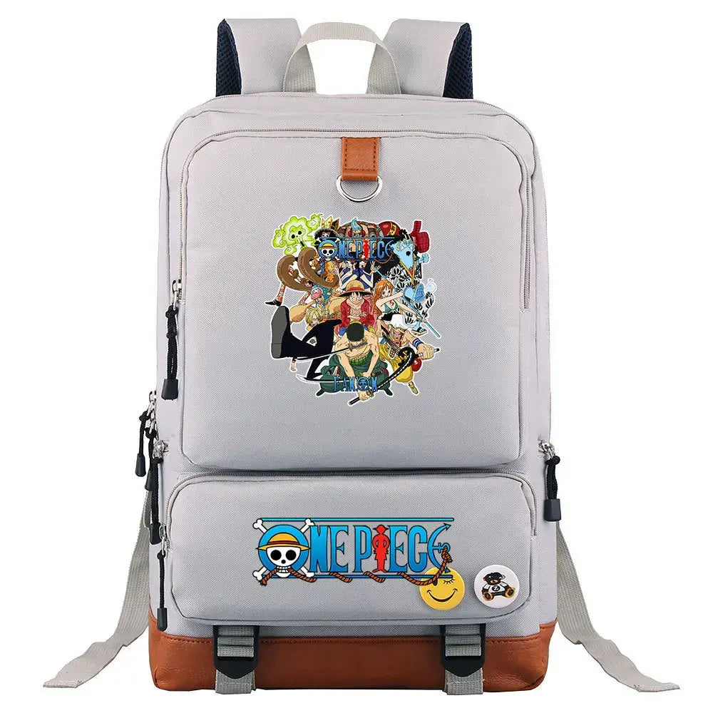 One Piece Luffy Printed Unisex Backpack School Travel Bag
