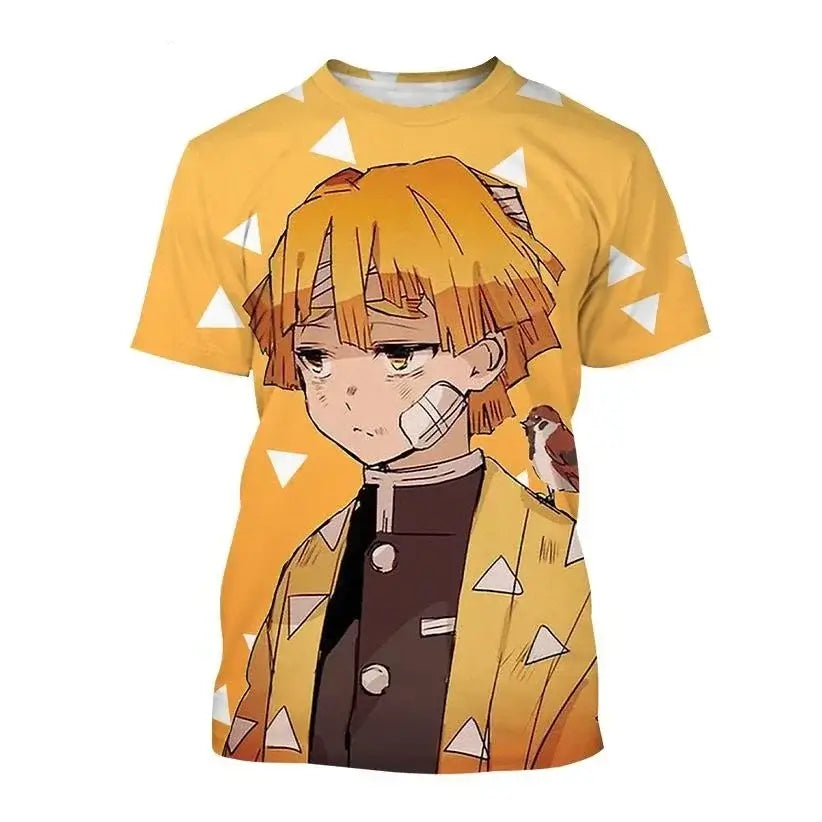 Demon Slayer Nezuko Shinobu T-shirt 3D Fashion Print