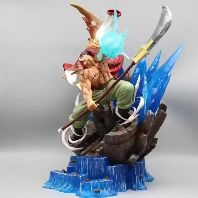 One Piece Whitebeard Naval Battle PVC Figure 38cm Light