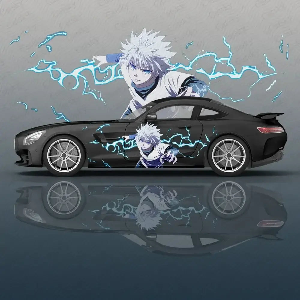 Killua Zoldyck Anime Vinyl Car Decal Side Graphic | SUV