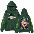 One Piece Zoro Anime Hoodie Sweatshirt | Y2K Streetwear