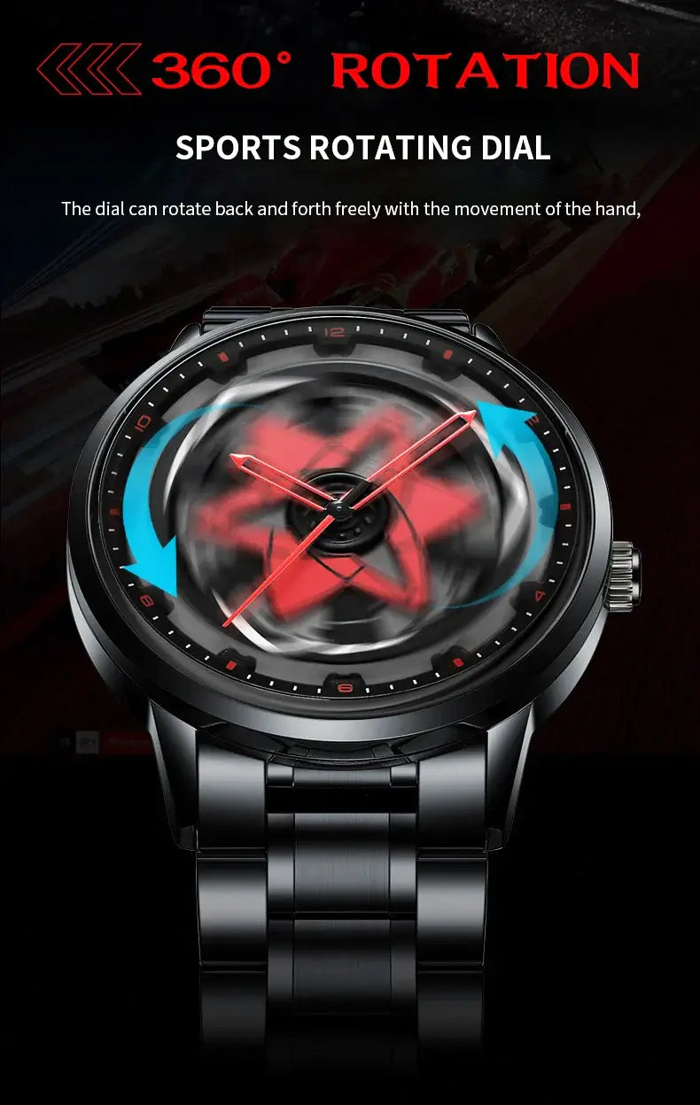 VA VA VOOM Racing Series Watch – Spinning Sports Men’s Quartz