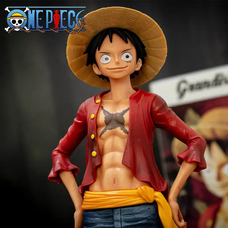 One Piece Luffy Figure: 28cm Face Changing Anime Statue