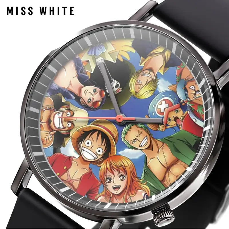 One Piece Luffy Watch: Fire Fist Ace Anime Quartz Gift