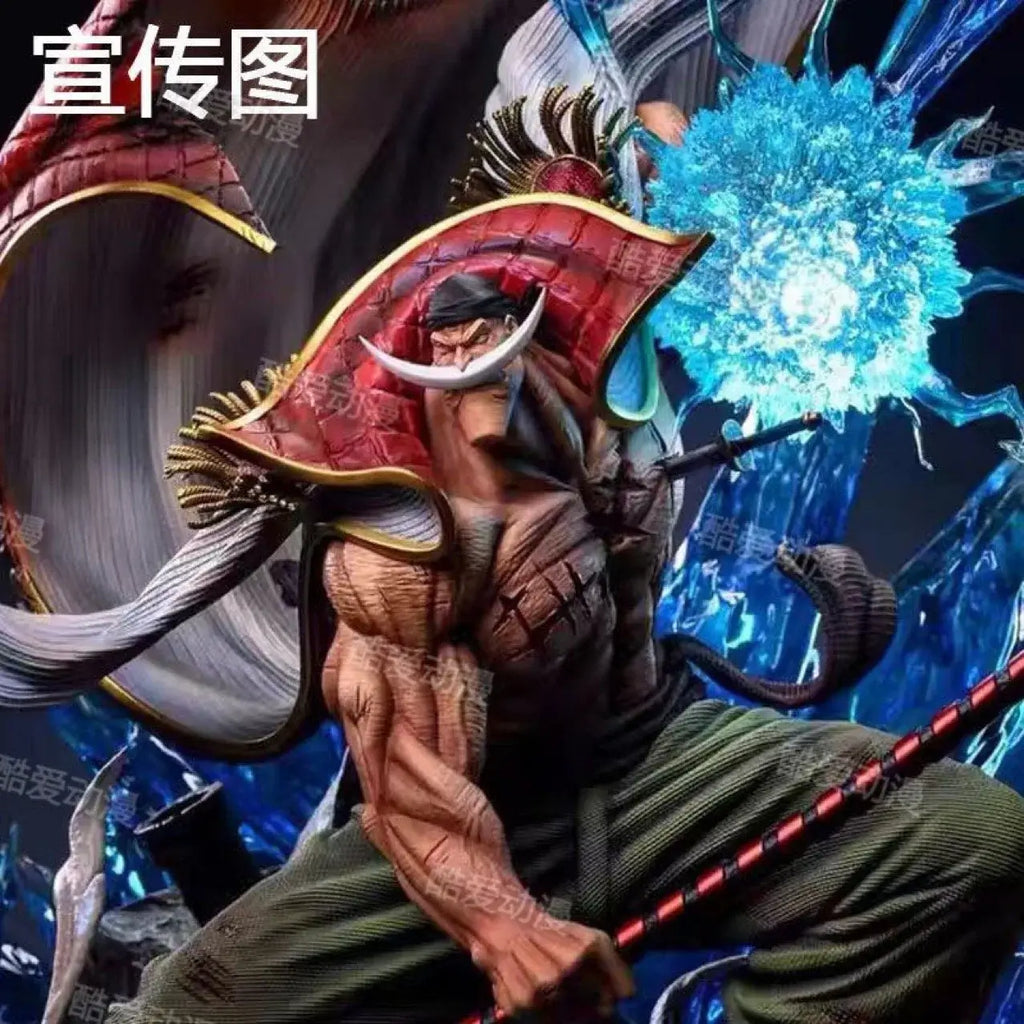 One Piece Whitebeard Naval Battle PVC Figure 38cm Light