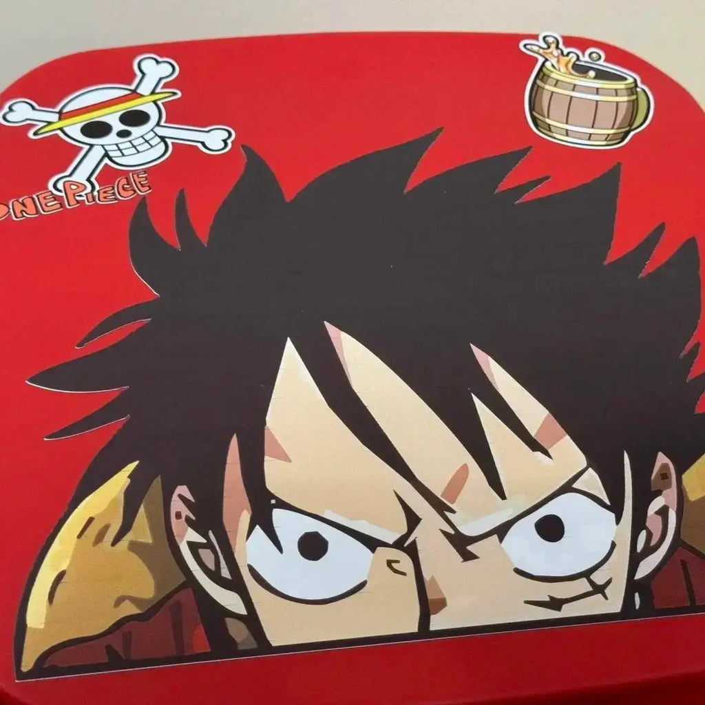 Luffy One Piece Trash Bin Foot Pedal Large Capacity Home