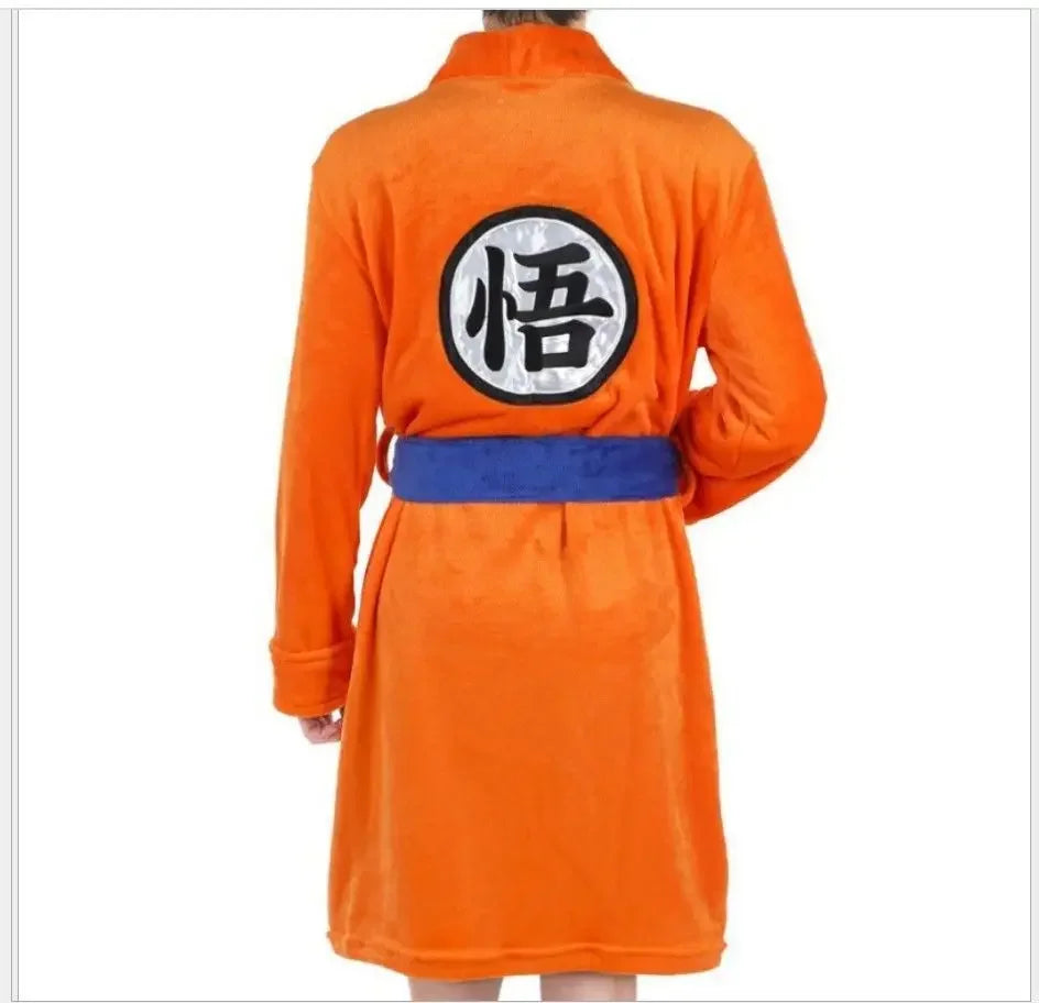 Dragon Ball Goku Flannel Anime Cosplay Bathrobe | Pajamas