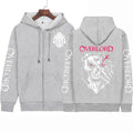 Overlord Cosplay Horror Skull Hoodie Ainz Zip Up