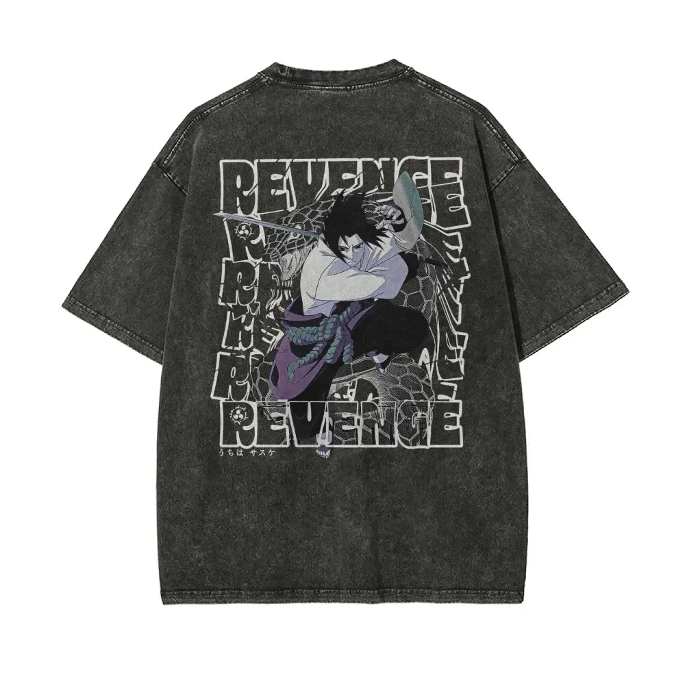 Naruto Washed T-Shirt: Retro 2026 Japanese Cotton Tee