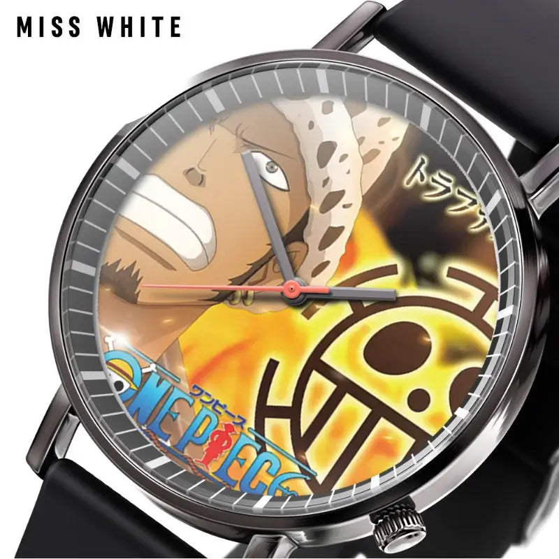 One Piece Luffy Watch: Fire Fist Ace Anime Quartz Gift