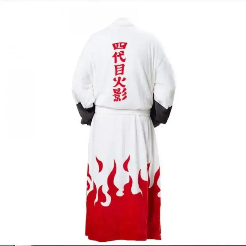 Naruto Akatsuki Robe: Itachi Uchiha Thermal Fleece Bathrobe