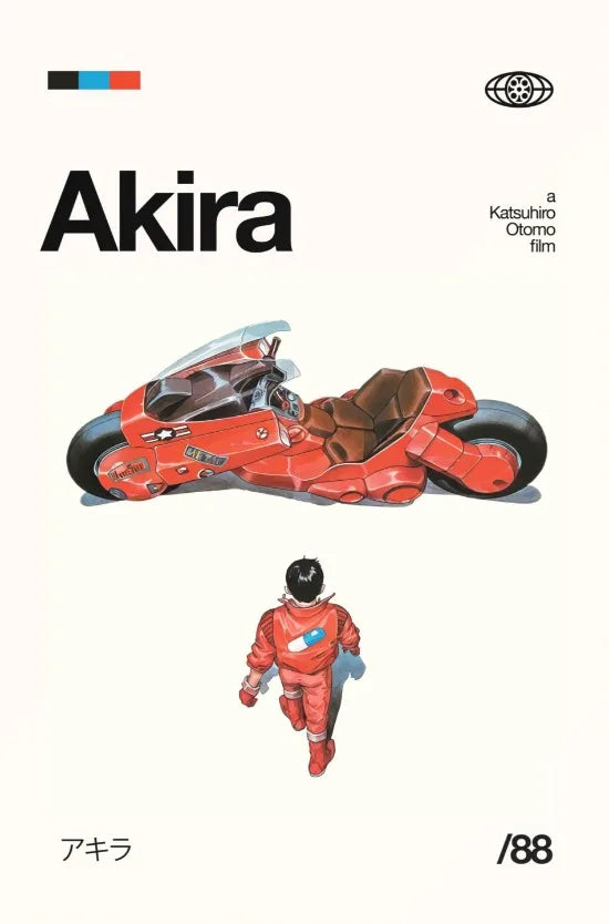 Poster Manga Page Akira 80s Wall Decor Vintage Comic Manga Japanese Animation Wall Decor Akira Comics Book Canvas Painting Gift