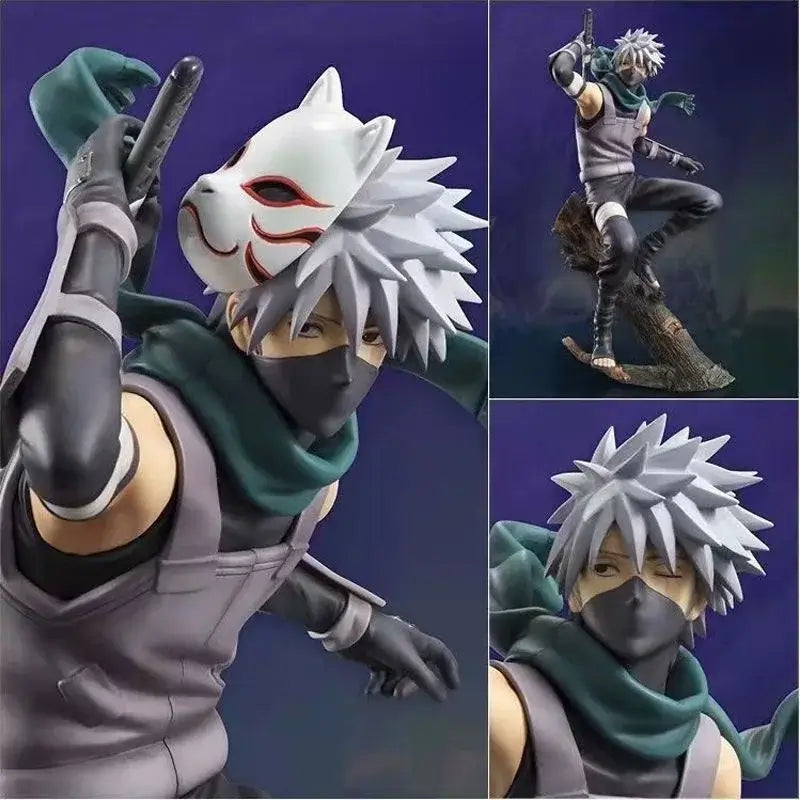 Naruto Kakashi Handmade Ornament Konoha Flag Model
