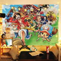 One Piece Luffy Tapestry: Anime Wall Hanging Decor