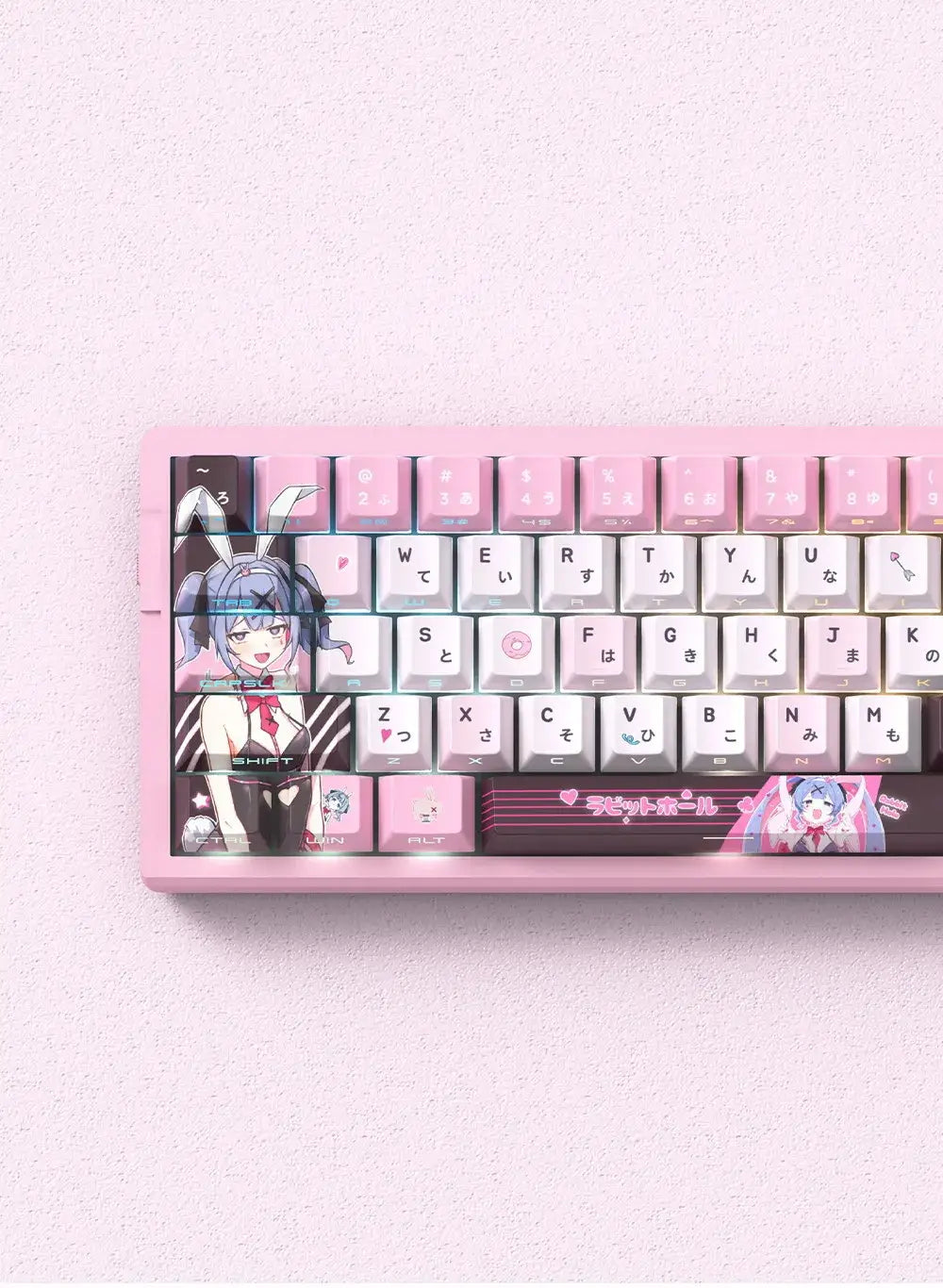 Miyu 129-Key OEM PBT Translucent Keycaps | Custom Mech