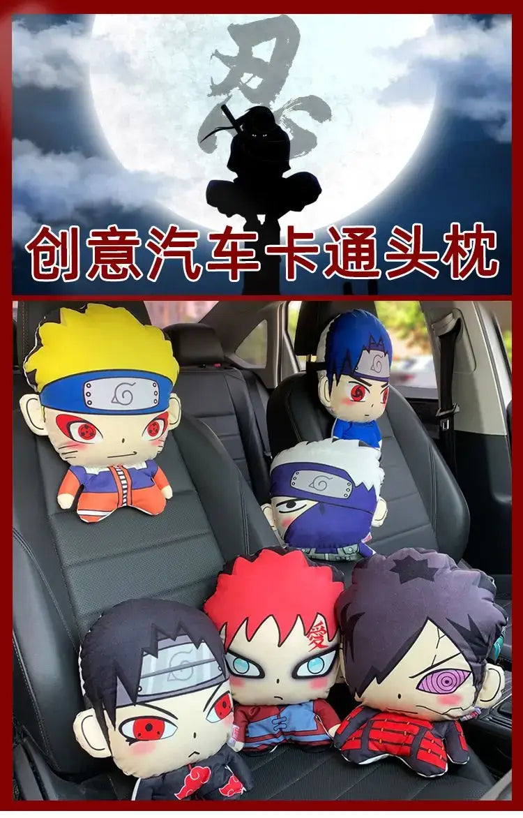 Naruto Anime Car Neck Pillow Headrest | Anti-Fatigue Gift