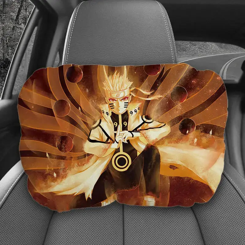 Naruto Uzumaki Plush Car Seat Neck Pillow | Bandai 20x32