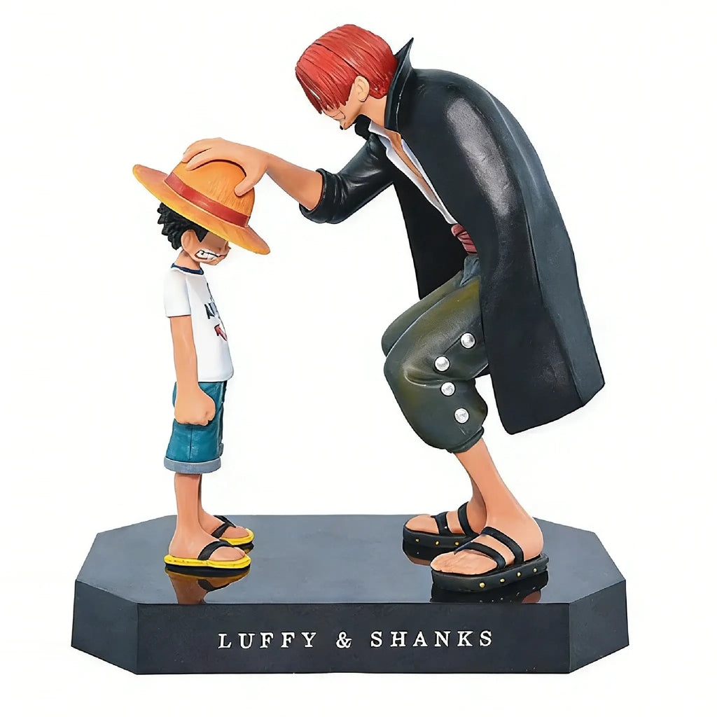 Shanks Luffy Action Figure: 18cm One Piece Anime Collectible Statue