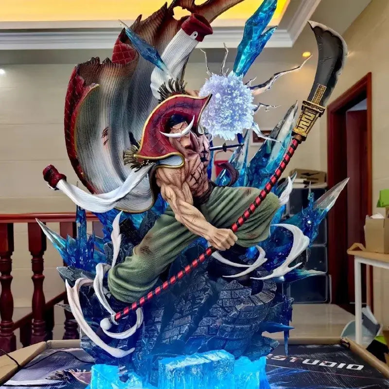One Piece Whitebeard Naval Battle PVC Figure 38cm Light