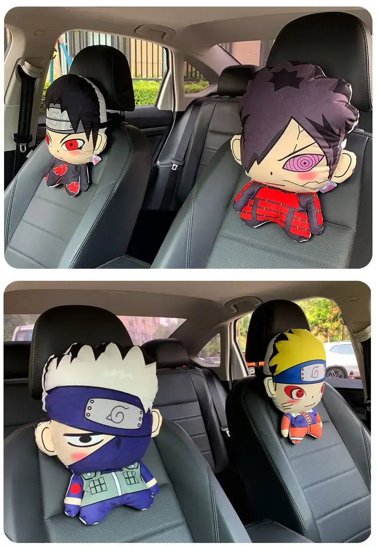 Naruto Anime Car Neck Pillow Headrest | Anti-Fatigue Gift
