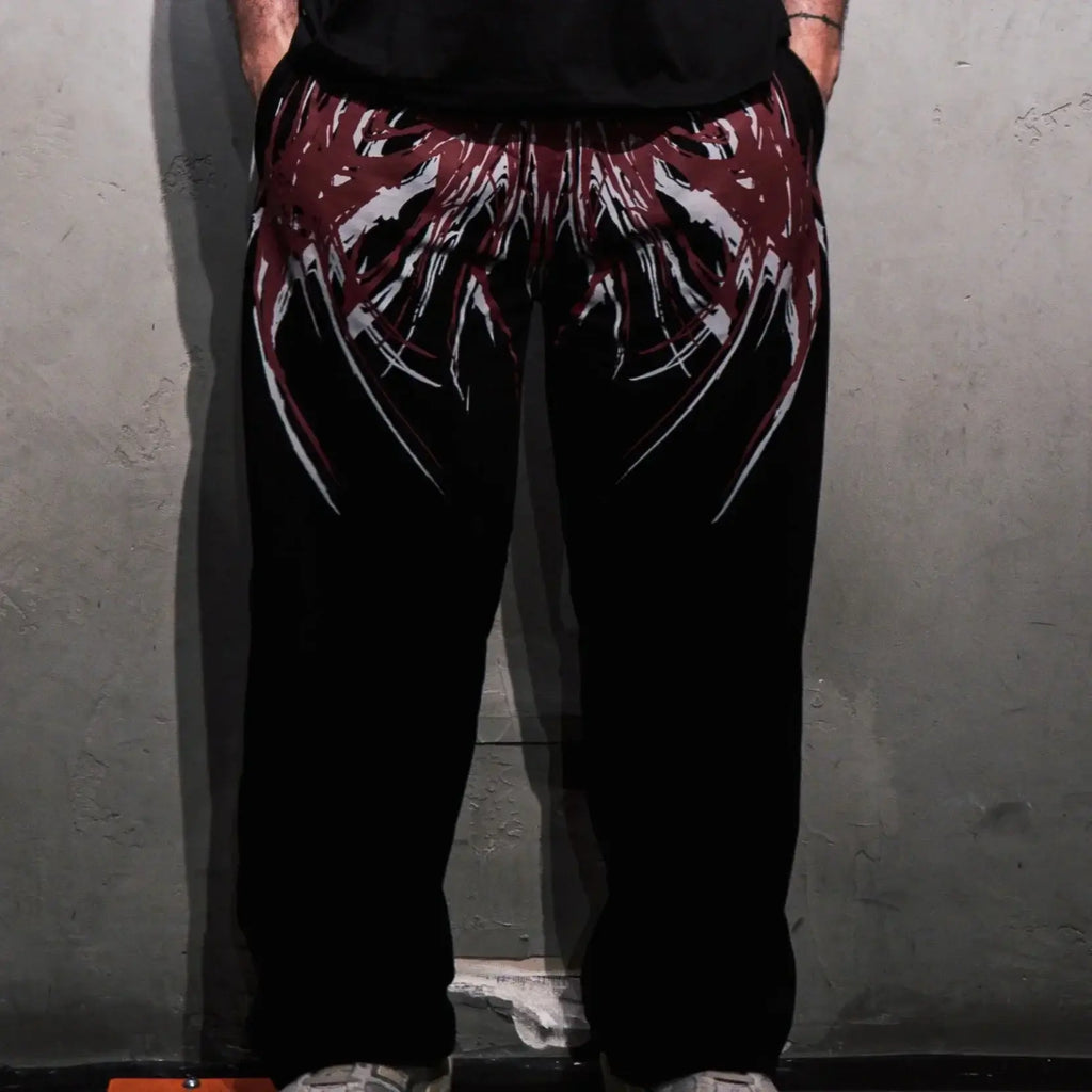 Oversized Cotton Tee Skull Print Unisex Streetwear Gym Top