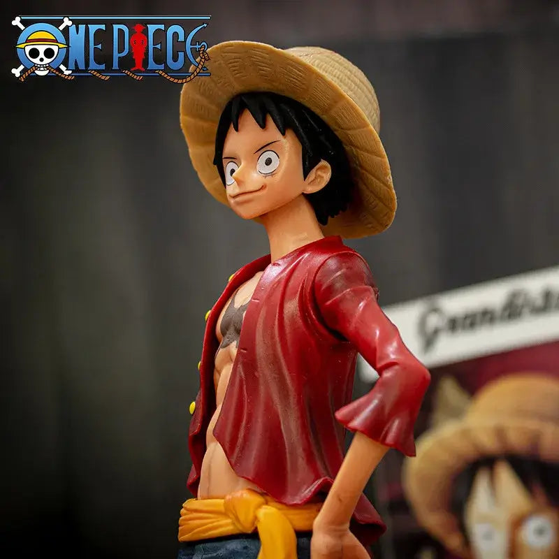 One Piece Luffy Figure: 28cm Face Changing Anime Statue