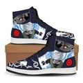 Naruto High Top Sneakers: PU Leather Anime Streetwear Shoes