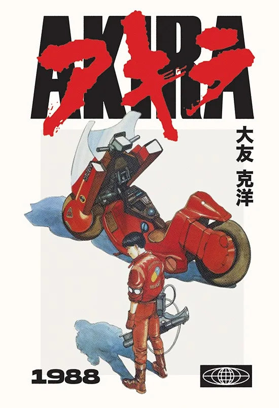 Poster Manga Page Akira 80s Wall Decor Vintage Comic Manga Japanese Animation Wall Decor Akira Comics Book Canvas Painting Gift