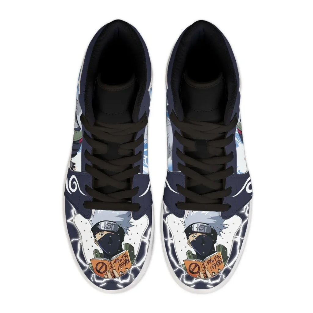 Naruto Anime High Top PU Leather Sneakers | Street Sport